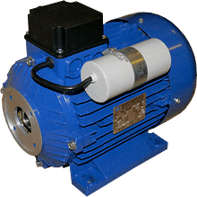 однофазный электродвигатель с полым валом