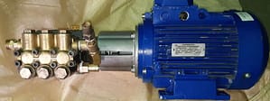 лектродвигатель с малым флацем+ муфта + колокол +помпа
