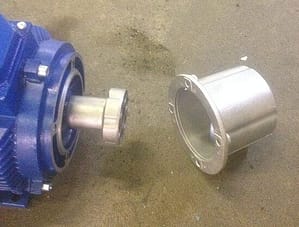 Электродвигатель с муфтой